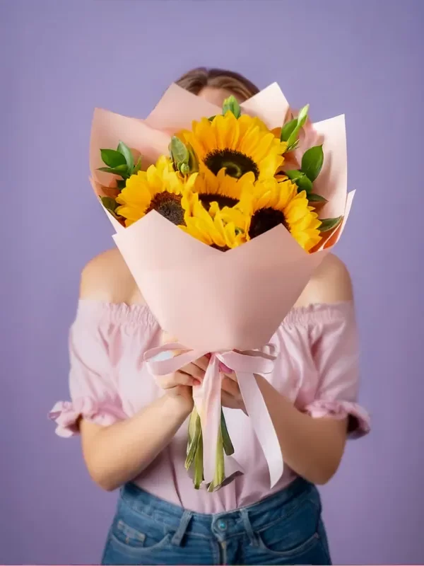 bouquet-de-5-girasoles
