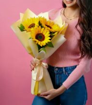 Ramo de 3 girasoles