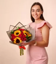 ramo-de-rosas-y-girasoles-ecuador